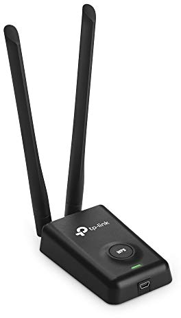 TP-Link TL-WN8200ND Adattatore USB Wireless N300 Mbps, 2 Antenne Esterne 5 dBi, Cavo Prolunga USB da 1.5 m, WPS, Configurazione Semplice