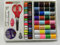 Nähset (64 Rollen) + Schere + Lineal + Nadel, Nähgarn Box Set für Quilting Stitching / Hand Nähen / Maschine Nähen