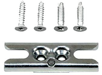 GU Pilzkopf Schließblech Schliessplatte 6-32207-18 oder auch 6.32207 Gr. 18 (6-32207-18-0-1) incl. SN-TEC Montagematerial