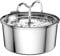 DOOOB Cat Water Fountain for Drinking, 3.2L Pet Water Fountain, Ultra Silent Stainless Steel Automatic Cat Fountain for Cats, Dogs and Other Pets