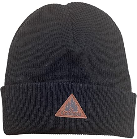 Columbia Uni Nordic Point Logo Cuffed Beanie Cap (Schwarz), Schwarz