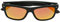 ZT-Tuning Sonnenbrille Polarisiert Bambus mit ZT-Logo - Schwarz/Gelb-verspiegelt