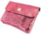modamoda de - P09 – ital. Portefeuille en cuir pour femme, petit format, Rose bonbon métallisé, xs