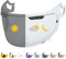 Everalo Visiere Compatible avec Casque Arai Chaser X - Rx7v - Quantic - Rx7x - Quantum X - Defiant X - Concept X - Profile V - Qv Pro - Vas V - Ecran Visière Pinlock Ready (Photochromatique)