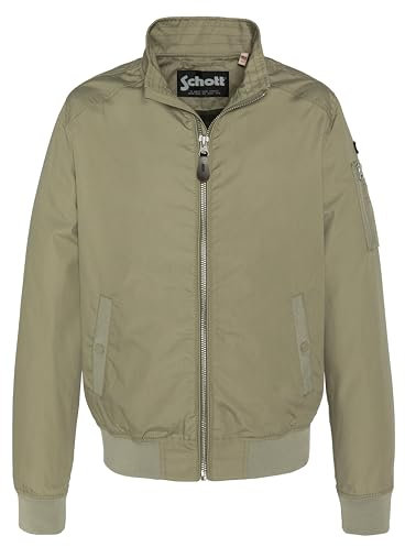 Schott NYC Kenny Herrenjacke, Sage Khaki, M