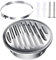 Griglia di Ventilazione 80mm 304 Acciaio Inox Rotonda Griglia Aerazione Tonda con Rete Anti-insetto e Fibbia per Uso Interno ed Esterno