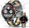 ELEJAFE Smartwatch Uomo, 1.43 AMOLED Orologio Smartwatch Donna Uomo con Risposta Chiamate, IP68 Impermeabil Militari 130+ Modalità Sport Orologio Contapassi SpO2 Cardiofrequenzimetro Android/iOS