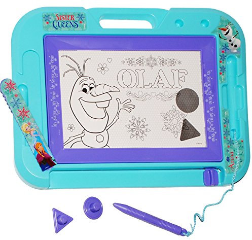 alles-meine.de GmbH Magic - Zaubertafel/magische Maltafel - die Eiskönigin - Frozen - incl. 2 Stempel - Zeichentafel Zaubermaltafel - Magnet Tafel - Kinder/wisch & Weg - ..