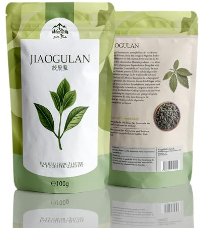 Stillestube JIAOGULAN Unsterblichkeits-Kraut 100g • Ohne Stängel • Naturbelassen & Unbehandelt | Premium-Qualität