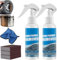Iron Powder Remover, Ouhoe Auto-rostentfernungsspray, Ouhoe Iron Power Remover, Car Rust Removal Spray, Rostentferner für Metall/Fahrrad/Auto/Fahrradkette (2pcs-30ml)