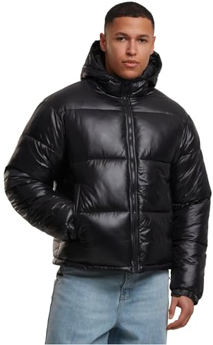 Urban Classics Herren Tb7585-shiny Puffer Jacket With Hood Puffer Jacket (1er Pack)