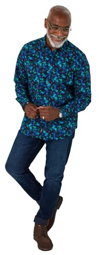 Joe Browns Mens Green Classic Collar Long Sleeve Shirt Regular Green UK XL