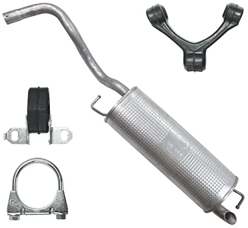 POLMOstrow Auspuff für VW Golf 4 IV 1997-2004 | Endtopf, Motoren: 1.4 | Fließheck