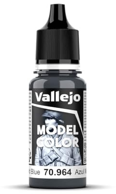 Vallejo Model Color Acrylic Paint, Field Blue, 18 ml, Self-Leveling, BSL System for Modeling and Miniatures