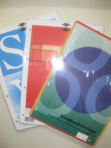 Staufen Ringbuch-Einlage liniert mit doppelrand A4 50 Blatt