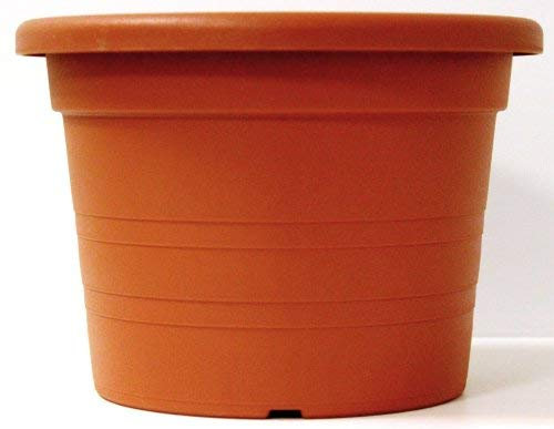 Veca Pot Cylindre 20 x H 14 cm Terre Cuite
