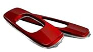 Oakley Unisex-Erwachsene Batwolf Icon Zubehör-Set, Rot eloxiert