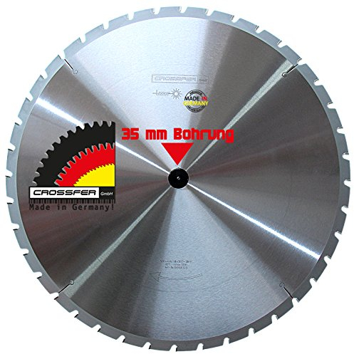 NAGELFEST Hartmetall Kreissägeblatt | Ø160 bis Ø700 mm | HM Kreissägeblatt Nagelfest für Holz | Sägen mit Wippsäge, Tischkreissäge, Kreissäge, Kappsäge | CROSSFER® (Ø500 x 35 (Z36))