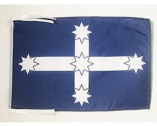 AZ FLAG Eureka Flag 45x30 cm Australian 100D Polyester Cords | Indoor and outdoor use 12x18 in decorative flag double stitched seams and reinforced edges with ties