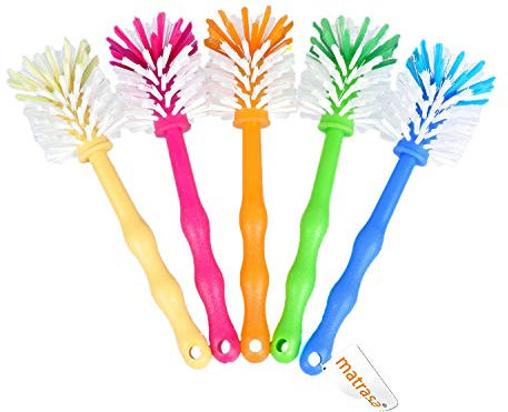 matrasa Spülbürste Tassenbürste - ideal für Thermomix ® TM6 TM5 TM31 und TM21 - mit Nylonborsten (26cm GRÜN)