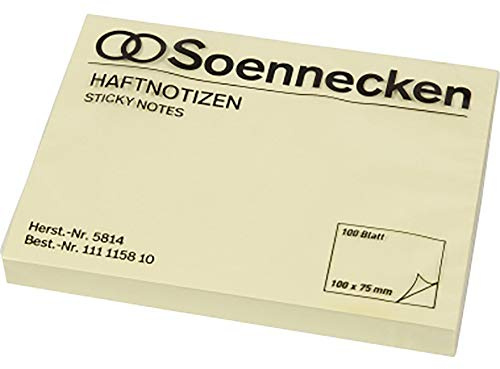 SOE Haftnotizblock 5814 gelb 102x76mm 100Bl
