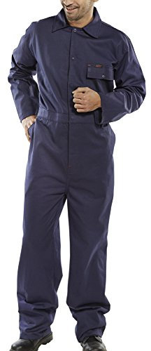 CLICK COTTON DRILL BOILERSUIT NAVY BLUE 54