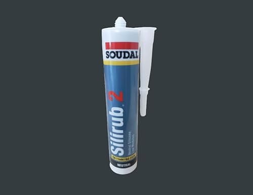Anthracite Grey Soudal Silirub 2 Premium Silicone Sealant RAL 7016