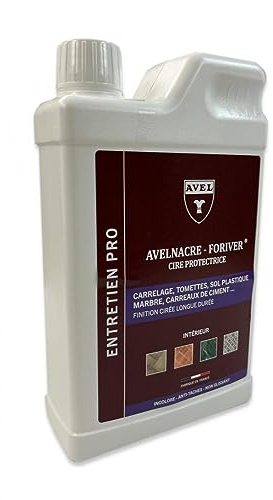 SODERSOL Cire Protectrice Carrelage Tomettes Sol Plastique Foriver, 1 L