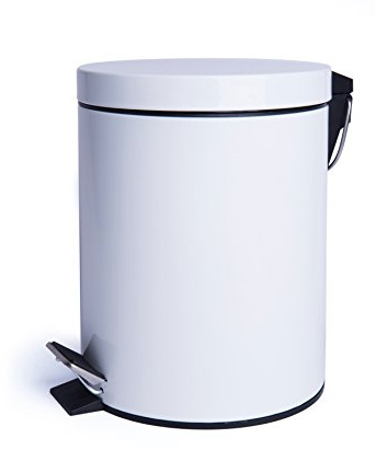 Excelsa Cleany Trash Bin, 5 lt, White