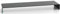 DURATABLE® Glasaufsatz Schwarz 1100 mm x 300 mm x 130 mm Glastisch LCD Laptop Aufsatz TV Aufsatz Fernsehtisch TV Tisch