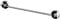 RIDDER 12120000 Handtuchstange, Handtuchhalter mit Saugnapf, chrom, 55,7 cm, 55.5 x 7.2 x 7.5 cm