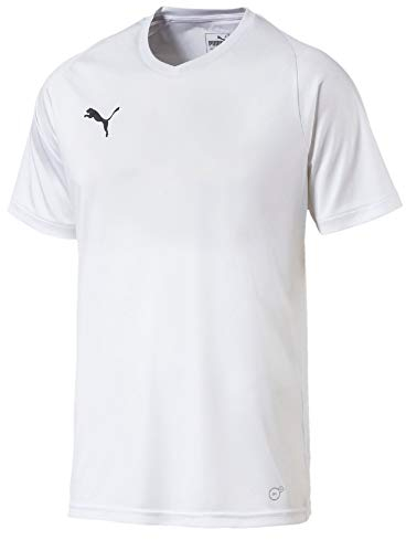 Puma Men's LIGA Jersey Core White Black, Medium