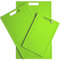 Set of 3 Chopping Boards Non-Slip 3-Piece Dishwasher Safe Plastic Cutting Board Non Slip Feet (3X Lime)