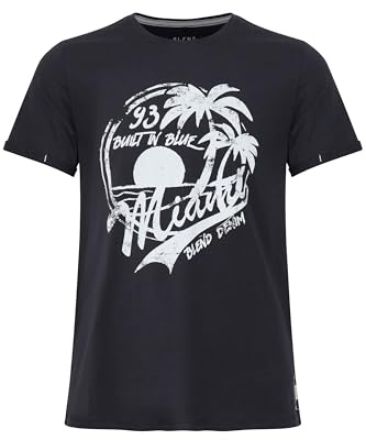 Blend BHPerry Herren T-Shirt Kurzarm Shirt Rundhals-Ausschnitt