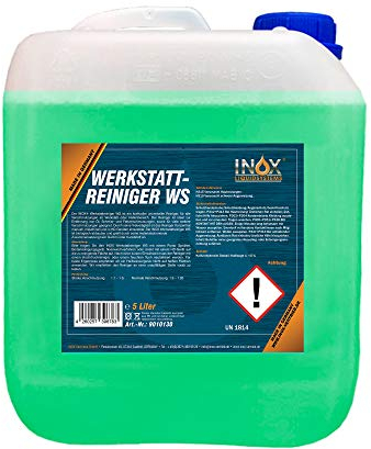 INOX® WS Werkstattreiniger Konzentrat, 5L - Bodenreiniger Industriereiniger, für Hochdruckreiniger geeignet