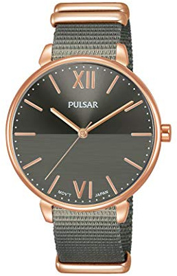 Pulsar - Damenuhr von Pulsar mit Nylonband PH8452X1 für Damen - Nylon