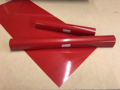 vgoltd Heat Transfer Vinyl HTV Iron-On T-Shirt Easy Weed Crafts Heat Press Vinyl Paper for DIY Clothing, Hat, Bag & Shoes (Red, 1M X 300MM)