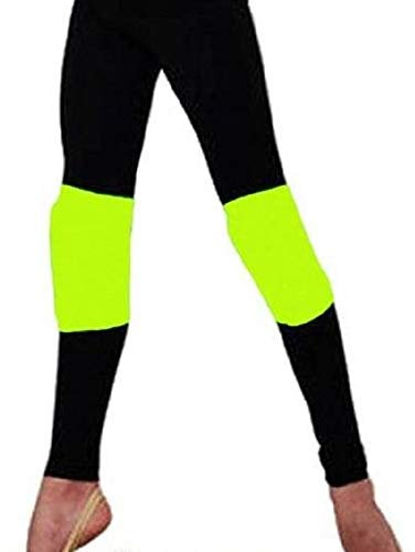 Coppia Ginocchiere Pastorelli per Ginnastica Ritmica (Giallo Fluo, L (per 15+ anni)