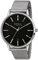Breil Uhr Herren Avery Ziffernblatt SCHWARZ Bewegung NUR Zeit Quartz e MESH Stahl Silber EW0458