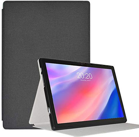 RLTech Funda Carcasa para Teclast P20HD/Teclast M40 Pro, Slim Smart Carcasa Protectora con Soporte Función Cover Case para Teclast P20HD/Teclast M40 Pro (Negro-A)