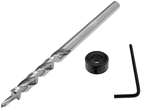 eMagTech New 3/8 9.5mm Hex Twist Step Drills Pocket Hole Replacement Drill Bit