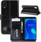 Kezaizhe Custodia per Wiko Y80 PU Pelle Wallet Protettivo Cellulare Flip Cover per Y80 Wiko Y 80 2019 a Portafoglio Telefono con Magnetica (Black)
