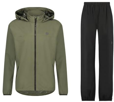 AGU GO Regenanzüge Essential Army Green S
