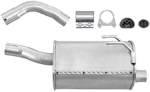 HELLA 8LD 366 029-371 Endschalldämpfer - Easy2Fit Kit - hinten - zweiteilig - Set mit Anbauteilen