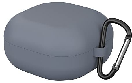 GIOPUEY Cover Compatibile con Samsung Galaxy Buds FE 2023/Buds 2 Pro, Cilicone Custodia, Ultrasottile Case Cover, Antiurto, Resistente ai Graffi - Grigio
