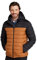 Mountain Warehouse Season Mens Padded Jacket - Water Resistant Puffer Coat, Lightweight, Warm, Lab Tested to -30C, Microfibre Filler - For Travelling, Walking Gold XL