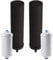 Huining Filtres à eau noirs et filtres à eau fluorure pour unité de purification de l'eau, seau à eau, système de filtration d'eau par gravité, purificateur d'eau de survie