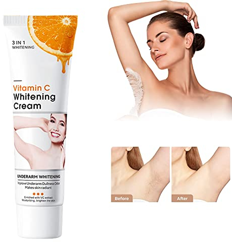 Underarm Whitening Cream,Achsel Aufhellungs Creme,Aufhellungscreme,Bleaching Cream,Lightening Cream,für Achselhöhlen,Ellbogen,Innere Oberschenkel,Knie und Körper,50g
