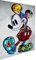 Magic Canvas Art - Bilder Micky Maus Figuren Pop Art Leinwandbild 1- teilig Hochwertiger Kunstdruck Wandbilder B8336, Material: Poster ungerahmt, Größe: 40 x 30 cm, Weiß