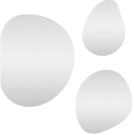 House Nordic Palermo Spiegel Set - Spiegel ohne Rahmen - 3er Set